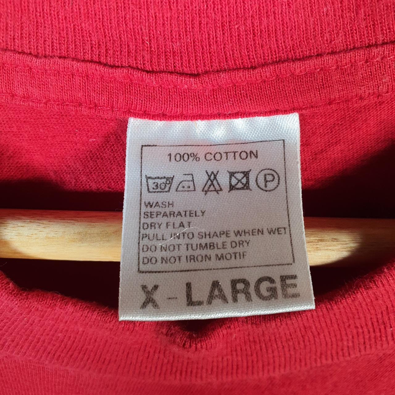 Vintage Munster Rugby Superman Graphic 90s USA Single Stitch T Shirt Men’s XL Red