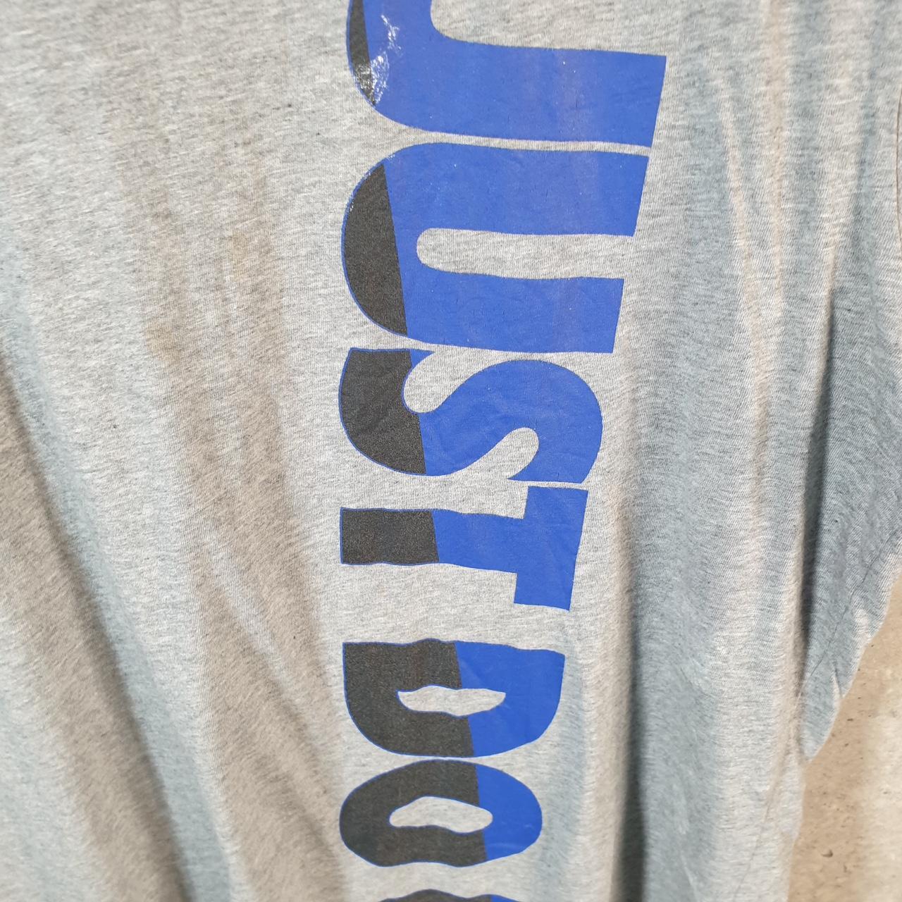 Vintage Nike Just Do It Spellout T Shirt Men’s XL Grey Swoosh Logo