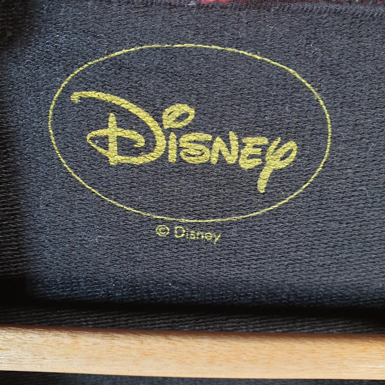 Vintage Disney Mickey Mouse Long Sweatshirt Womens Medium Black USA Graphic Crewneck Big Fish Vintage