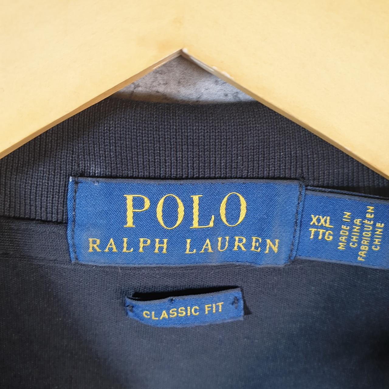 Vintage Ralph Lauren Polo Shirt Men’s 2XL Black Classic Fit Embroidered Pony
