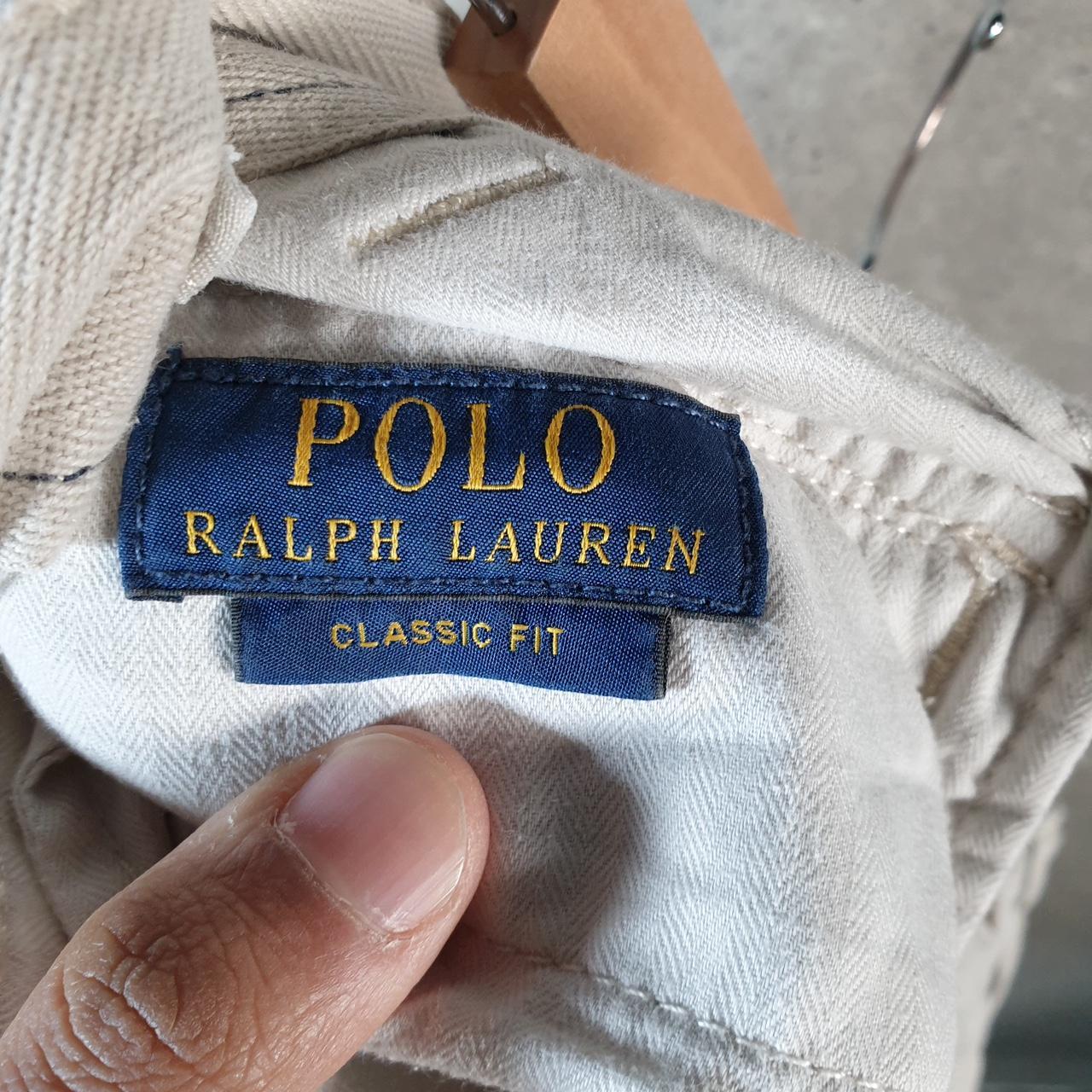 Vintage Ralph Lauren Polo Shorts Jorts Chino Cargo Men’s W40 Brown Baggy Cotton A4367