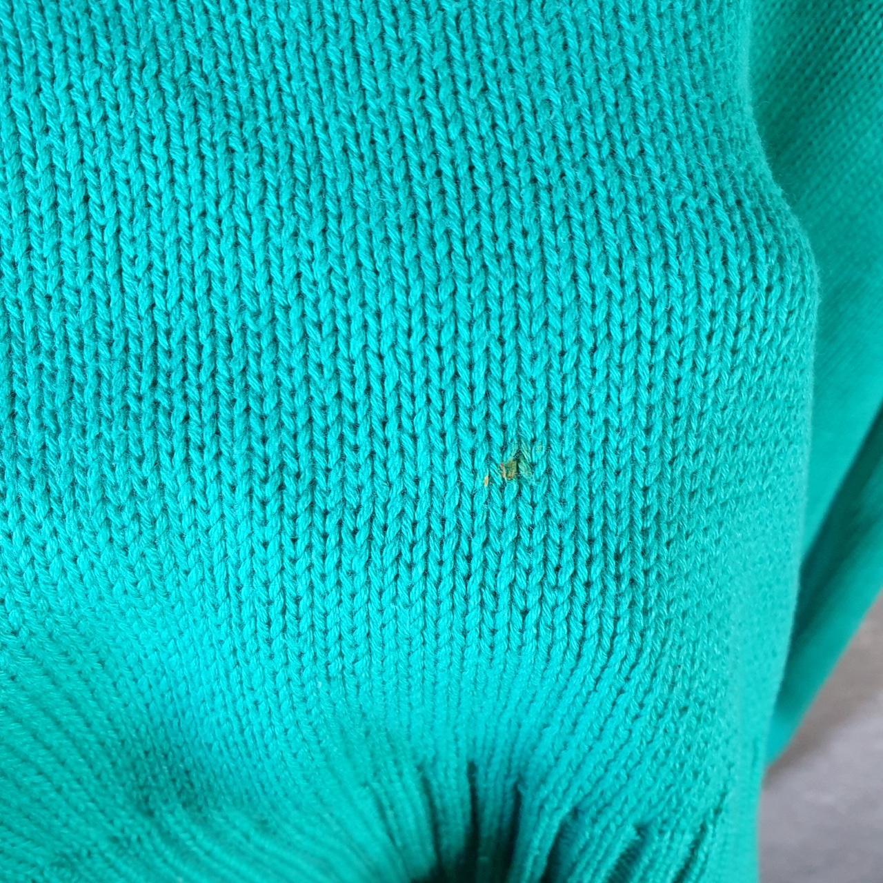 Vintage Ralph Lauren Polo Knit Sweatshirt Men’s Large Blue Cotton Pullover Pony