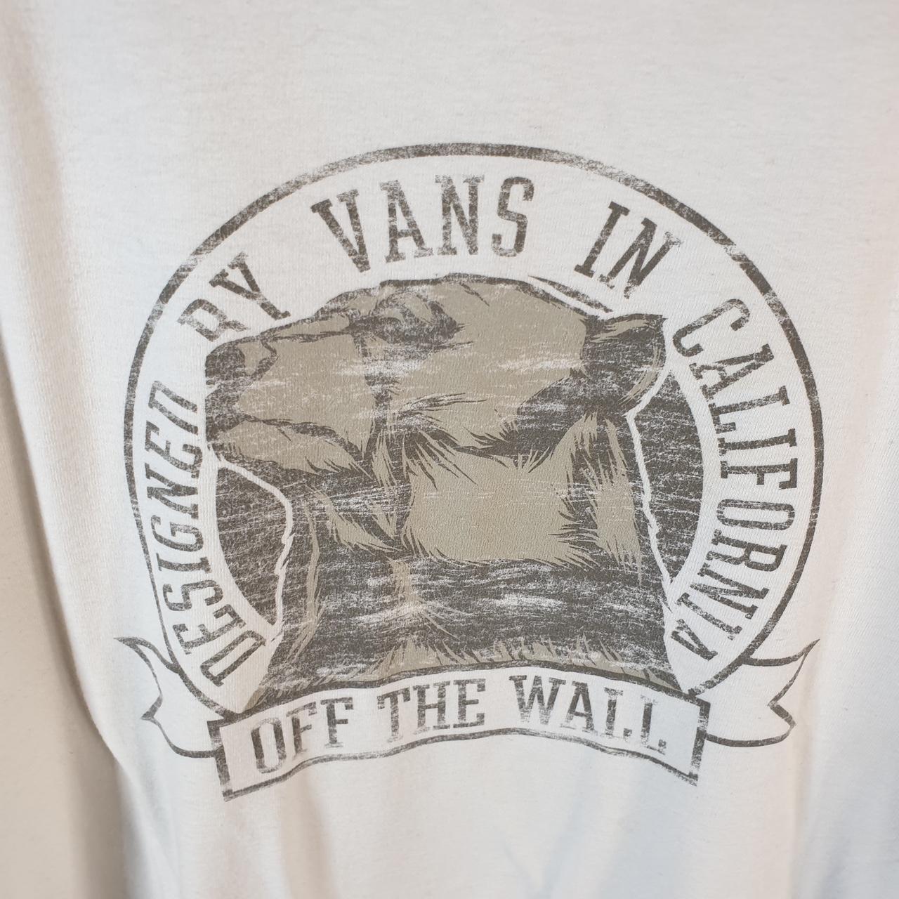 Vintage Vans Off the Wall California T Shirt Men’s Large White Athletic Casual