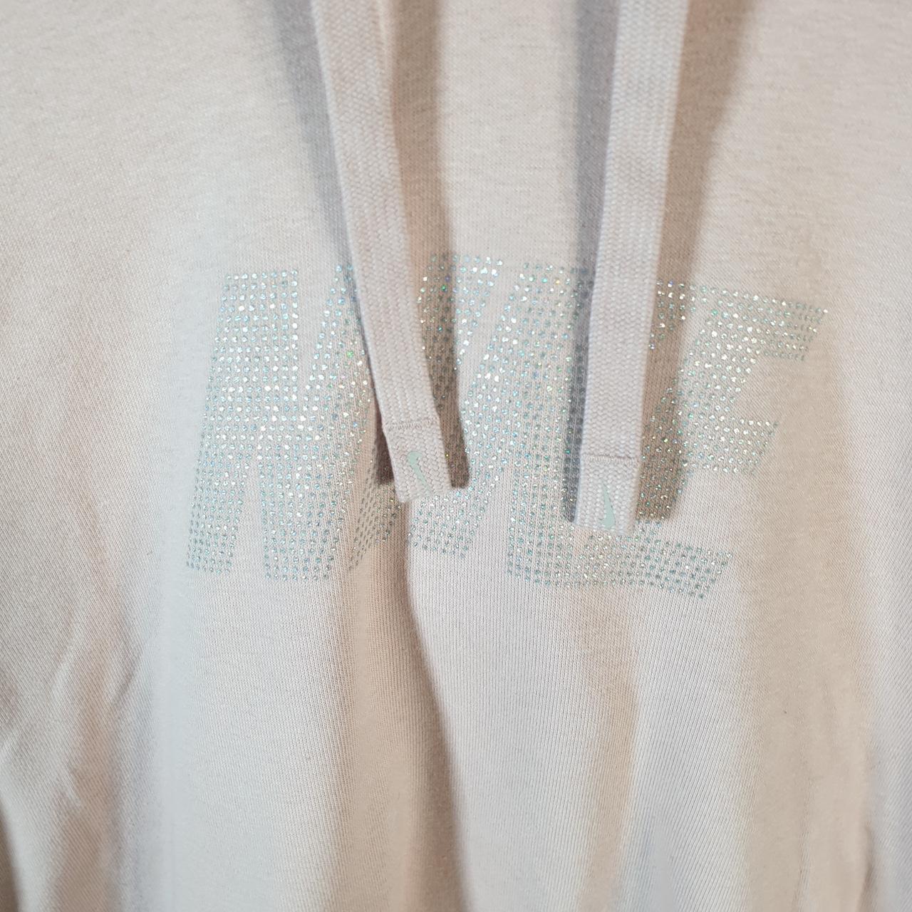 Vintage Nike Dri Fit Spellout Hoodie Womens Medium Pink Swoosh Y2K Pullover