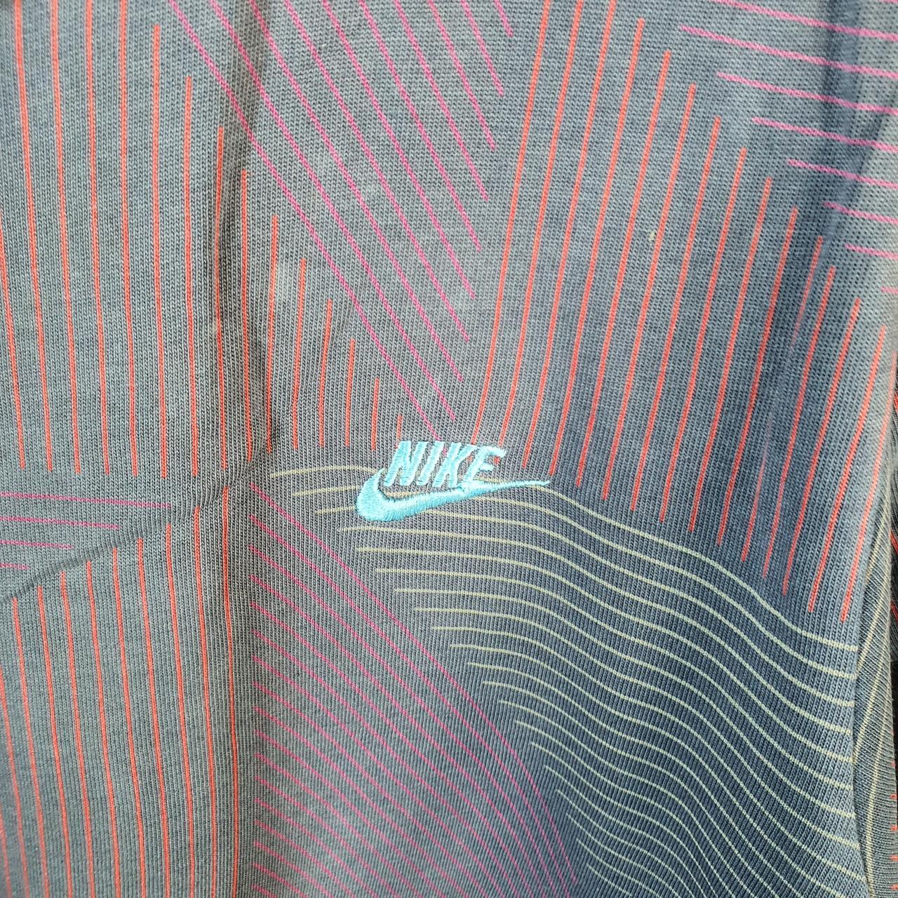 Vintage Nike 90s Embroidered T Shirt Men’s Medium Casual Blue Swoosh Athletic