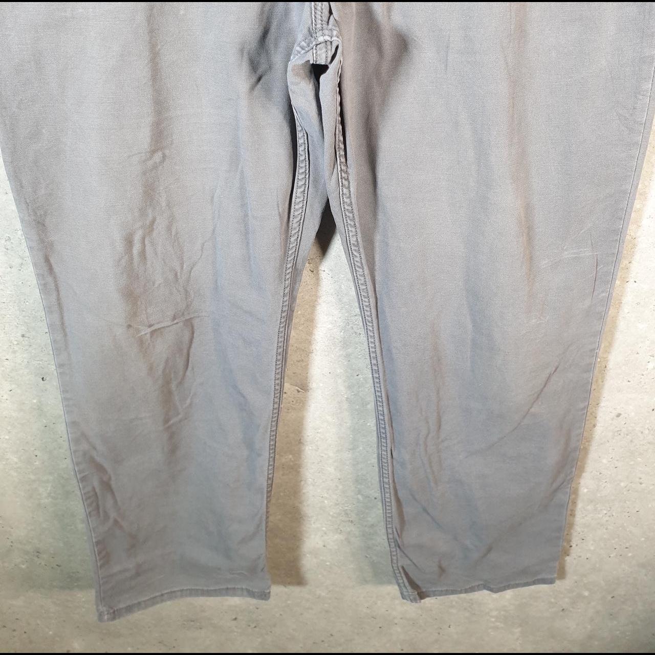 Vintage Carhartt Carpenter Trousers Mens W40 L32 Grey Relaxed Fit Workwear