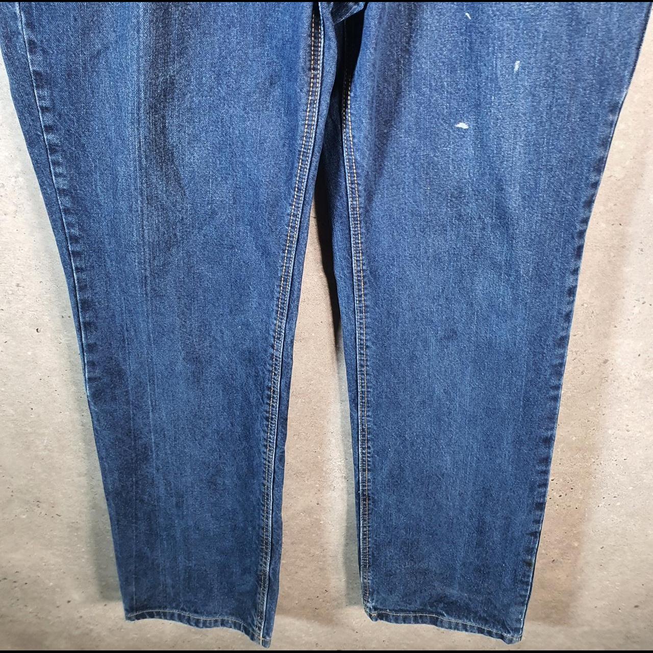 Vintage Carhartt FR Workwear Carpenter Jeans Mens W40 L38 Blue Denim Dungaree Fit USA