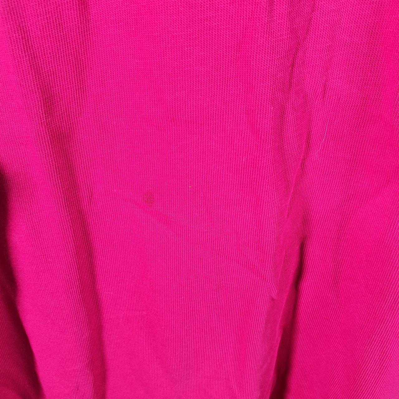 Vintage Lands End Super T Pocket 90s USA Single Stitch T Shirt Womens Large Pink