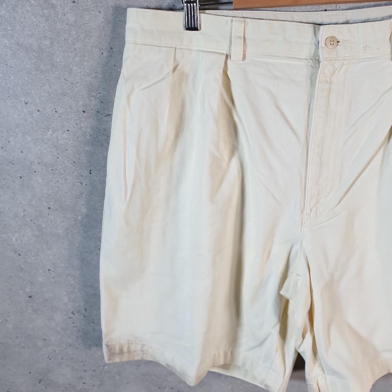 Vintage Ralph Lauren Polo Shorts Jorts Chino Cargo Men’s W36 Brown Baggy Cotton A4371