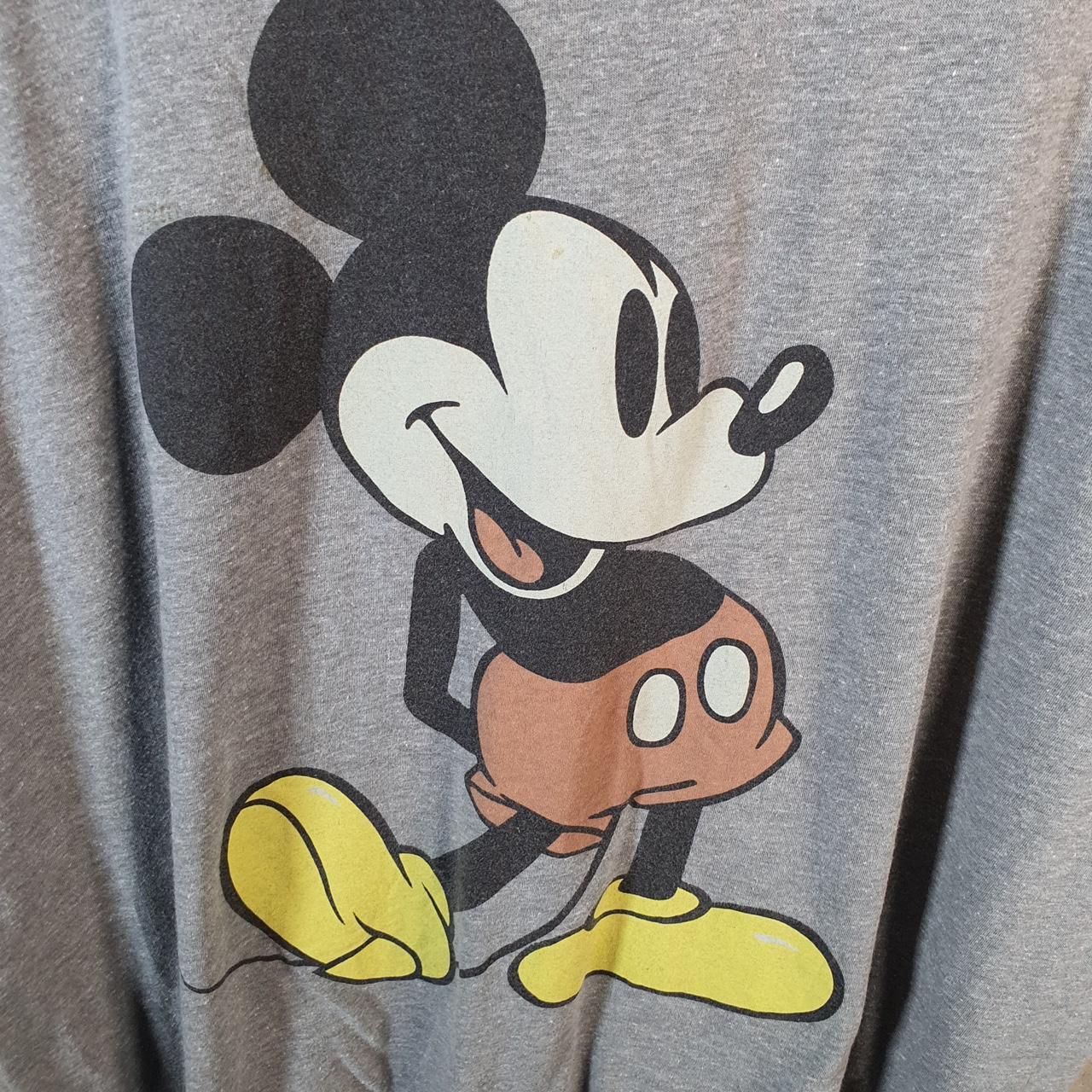 Vintage Disney Land Mickey Mouse T Shirt Men’s 3XL Grey Logo Graphic Cartoon