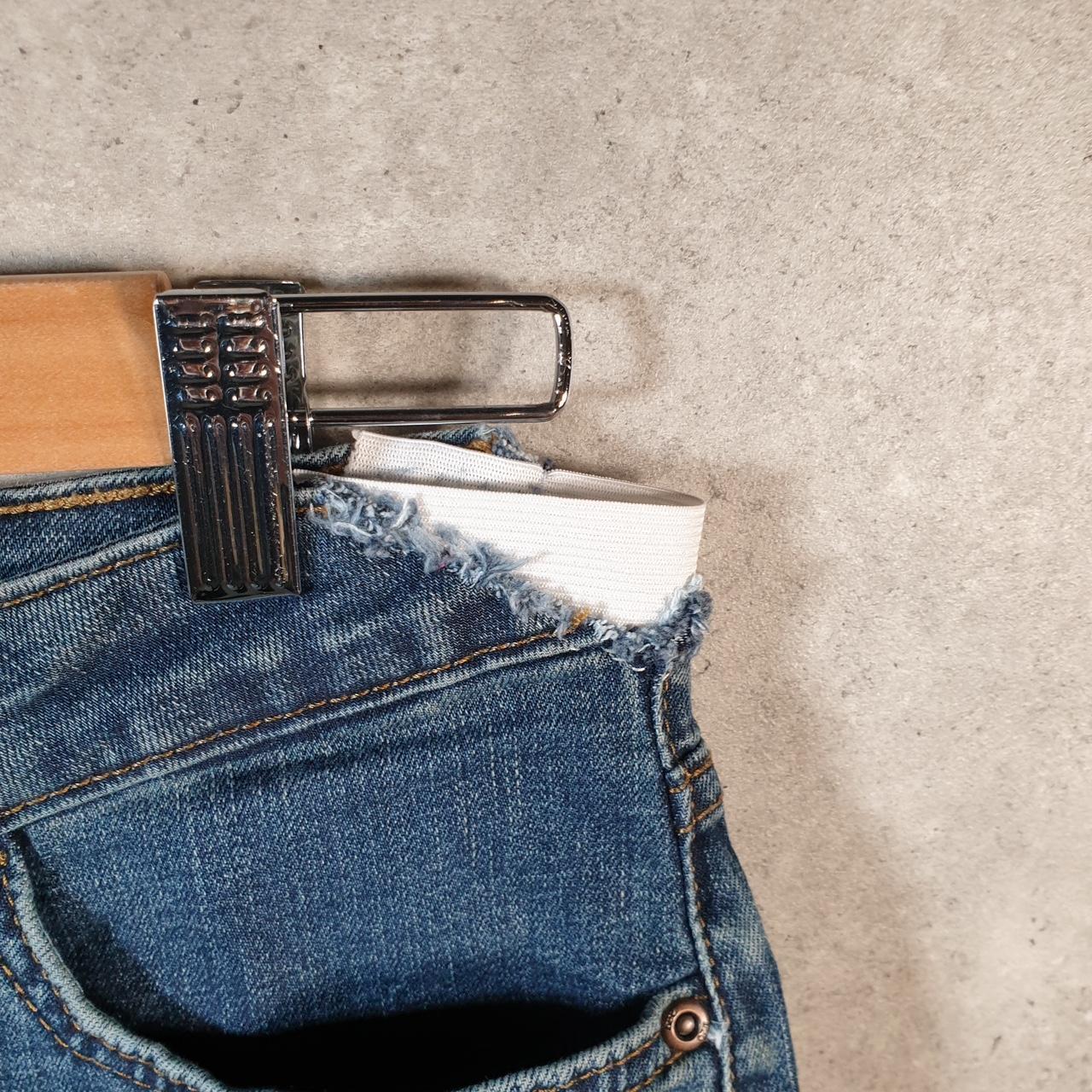 Vintage Lee Baggy Shorts Jorts Cargo Womens W28 Blue Relaxed Denim