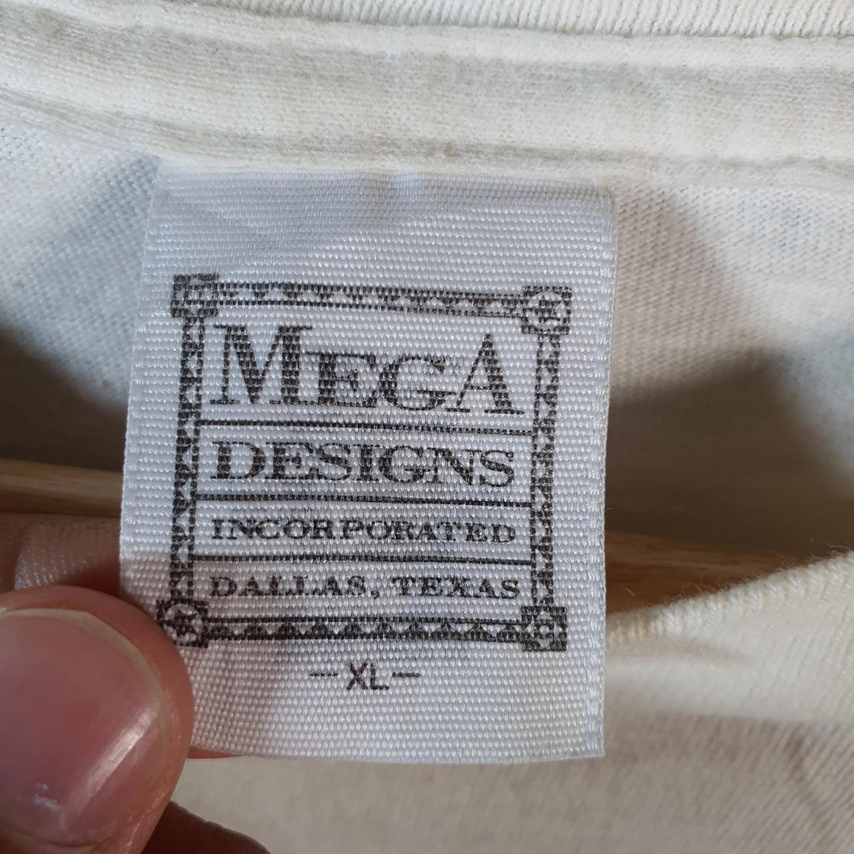 Vintage Mega Designs Chicago Graphic 90s USA Single Stitch T Shirt Men’s XL White