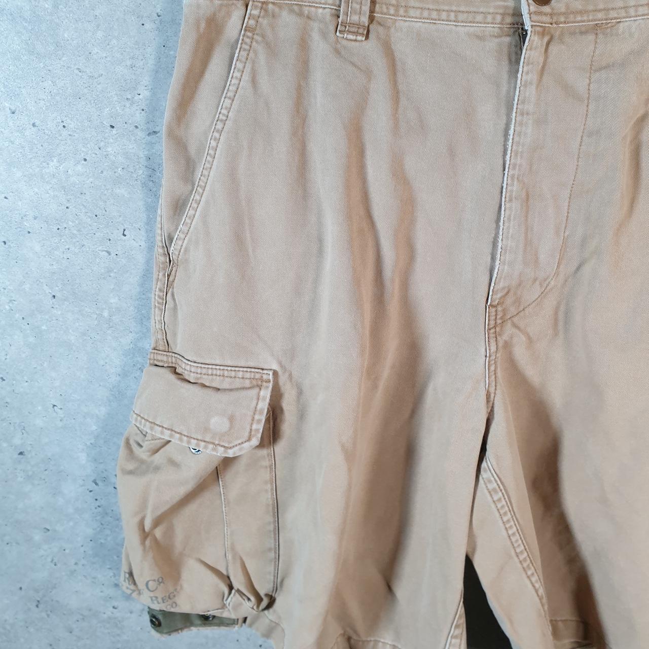 Vintage Ralph Lauren Polo Jeans Shorts Jorts Chino Cargo Men’s W36 Brown Baggy Cotton