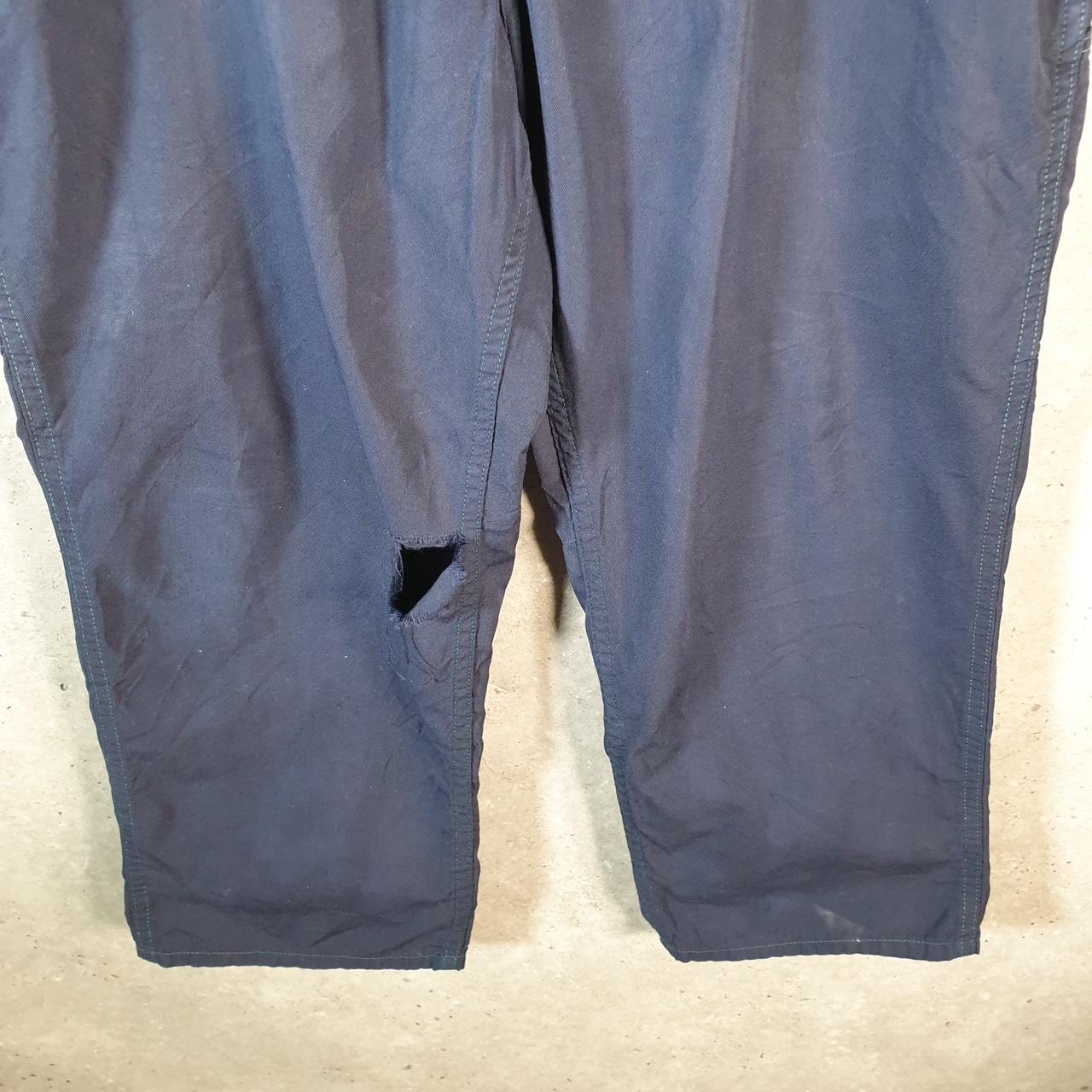 Vintage Carhartt FR Carpenter Trousers Mens W40 L28 Navy Blue Relaxed Fit Workwear USA