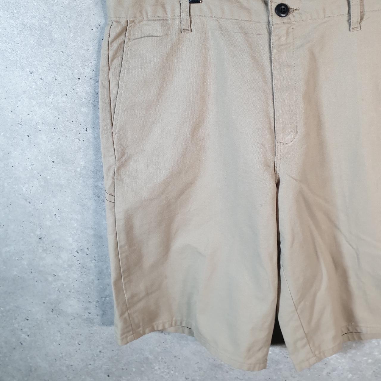 Vintage Dickies Baggy Chino Shorts Jorts Cargo Mens W38 Brown Relaxed Fit