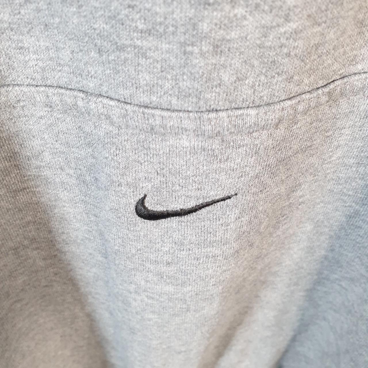 Vintage Nike SH Football Centre Swoosh Hoodie Men’s 2XL Grey Pro Sport Y2K Pullover Logo