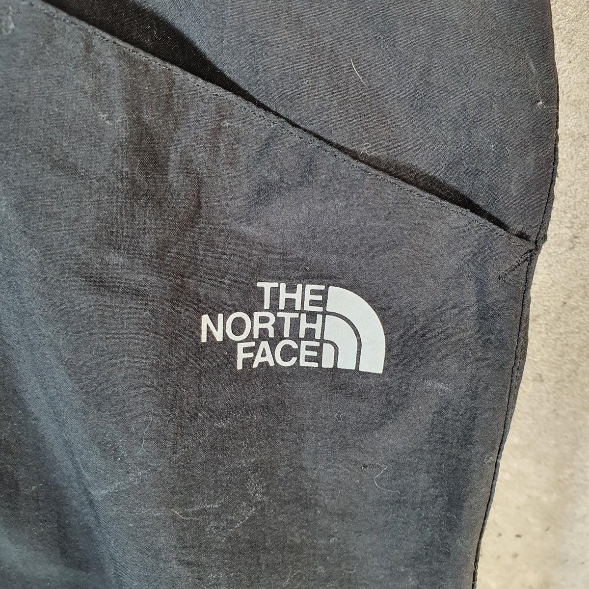 Vintage The North Face TNF Shorts Jorts Chino Cargo Womens UK4 Black Baggy Cotton