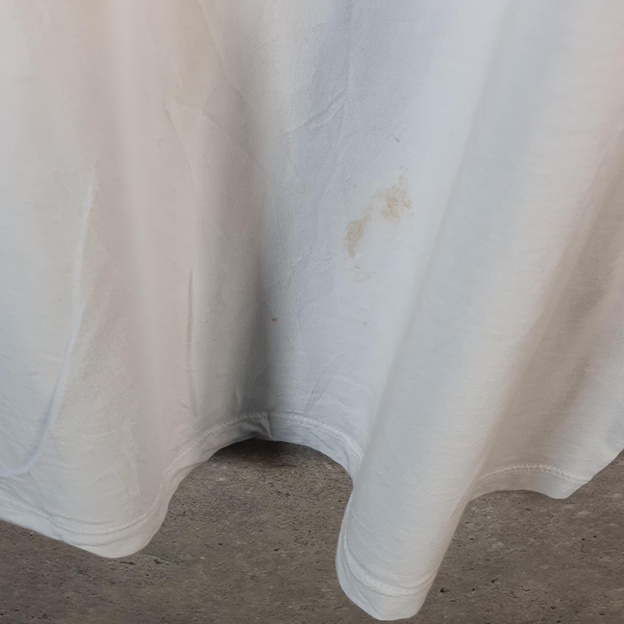 Vintage Adidas Spellout T Shirt Womens Large White Three Stripes Logo Athletic