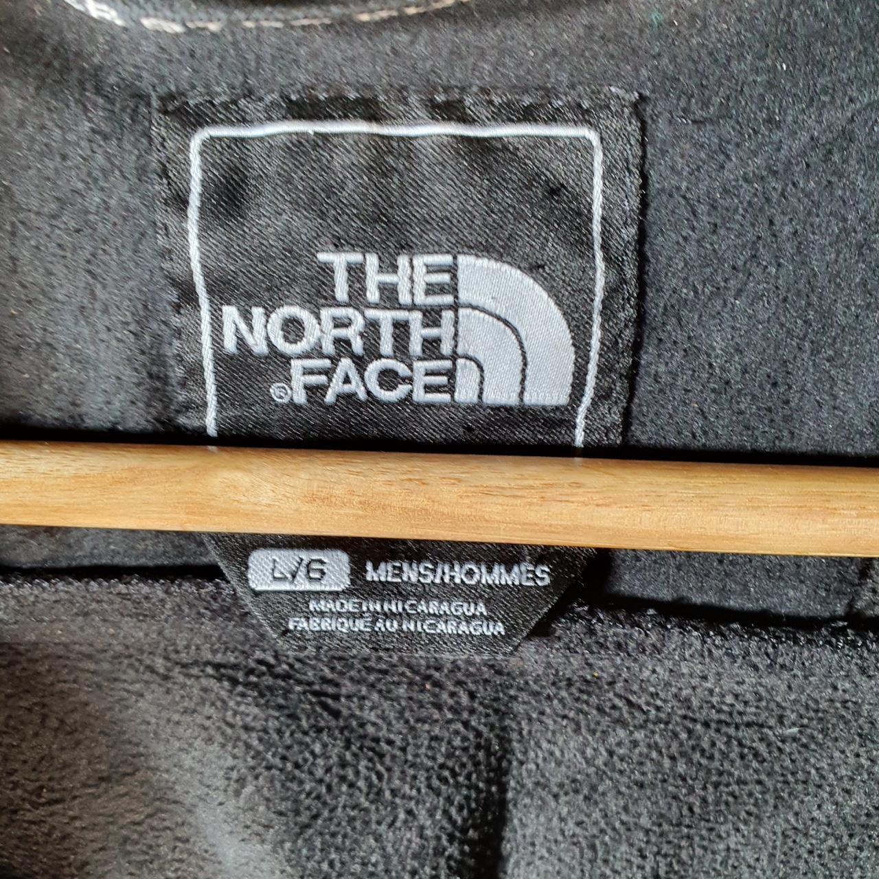 Vintage The North Face TNF Apex Shell Jacket Mens Large Black Logo Full Zip Winter