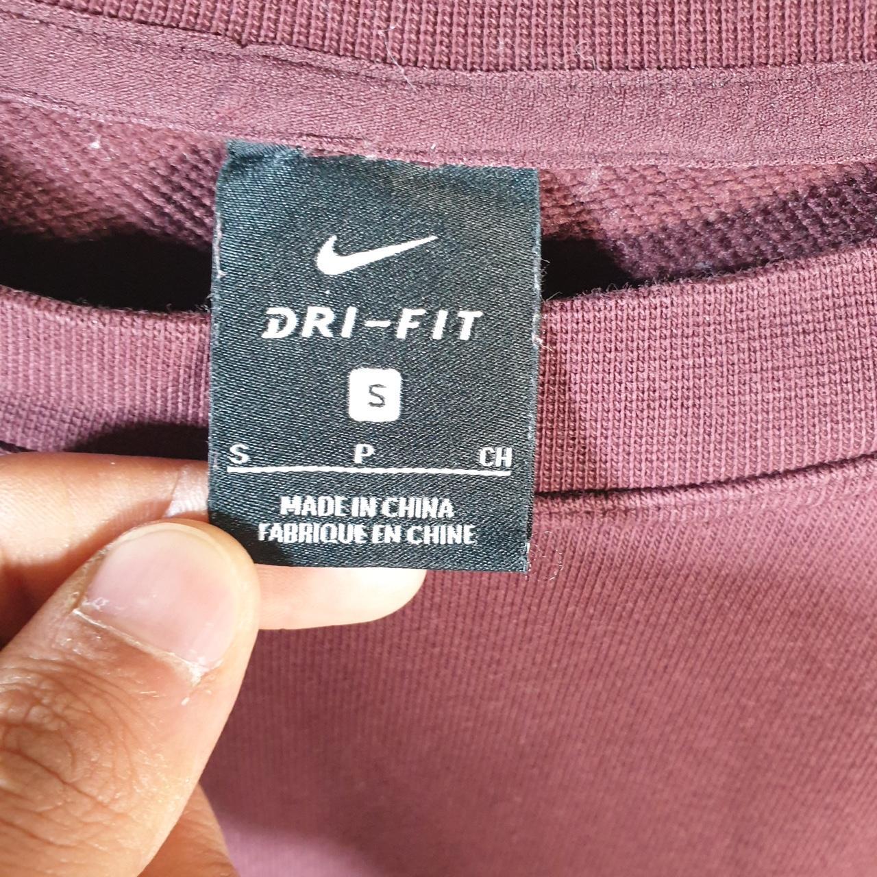 Vintage Nike Cropped Spellout Hoodie Womens Small Burgundy Red Swoosh Y2K Pullover Logo