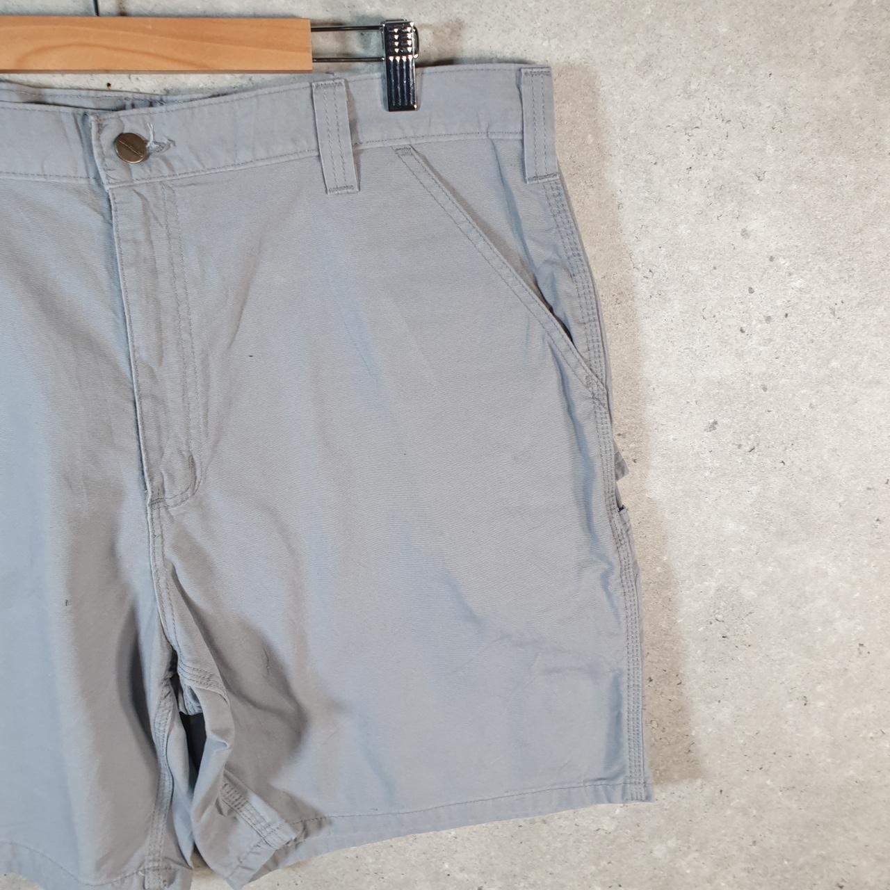Vintage Carhartt Baggy Carpenter Shorts Jorts Cargo Men’s W40 Grey Original Fit Workwear