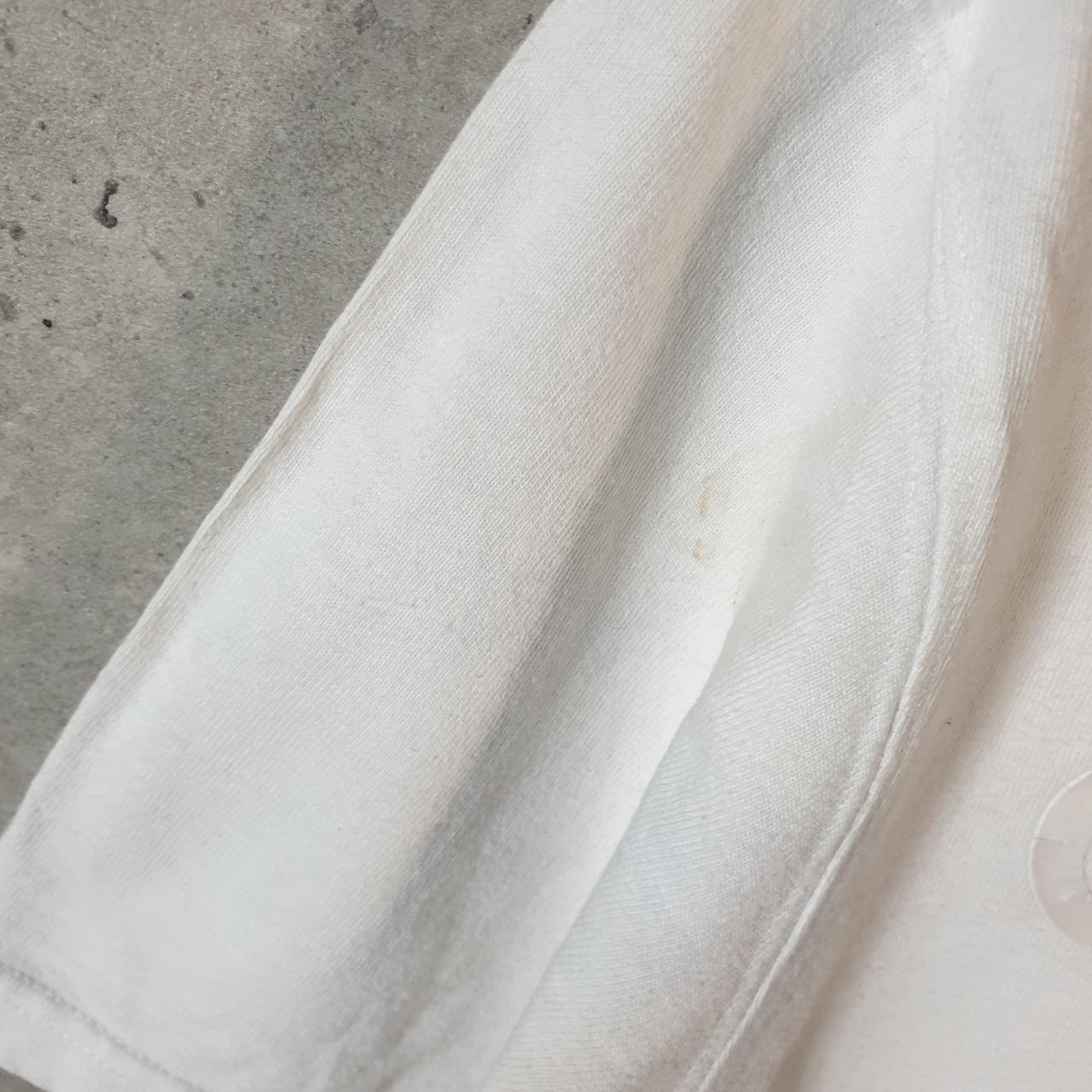 Vintage Champion Spellout Embroidered T Shirt Men’s Large White Casual Blank Athletic