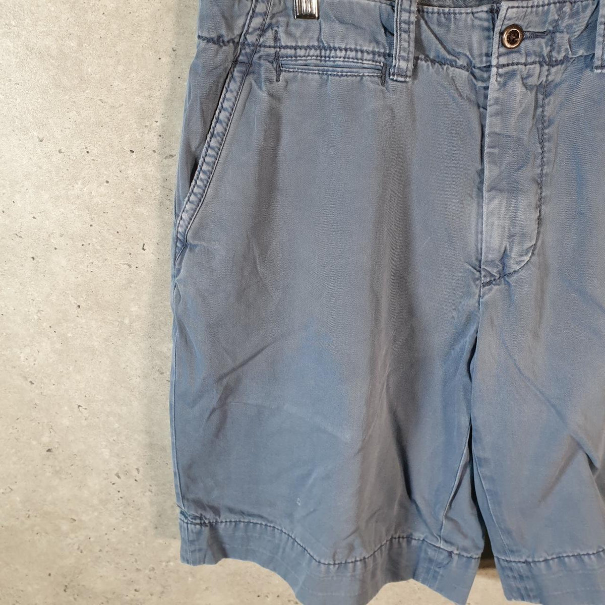 Vintage Ralph Lauren Polo Shorts Jorts Chino Cargo Men’s W36 Blue Baggy Cotton