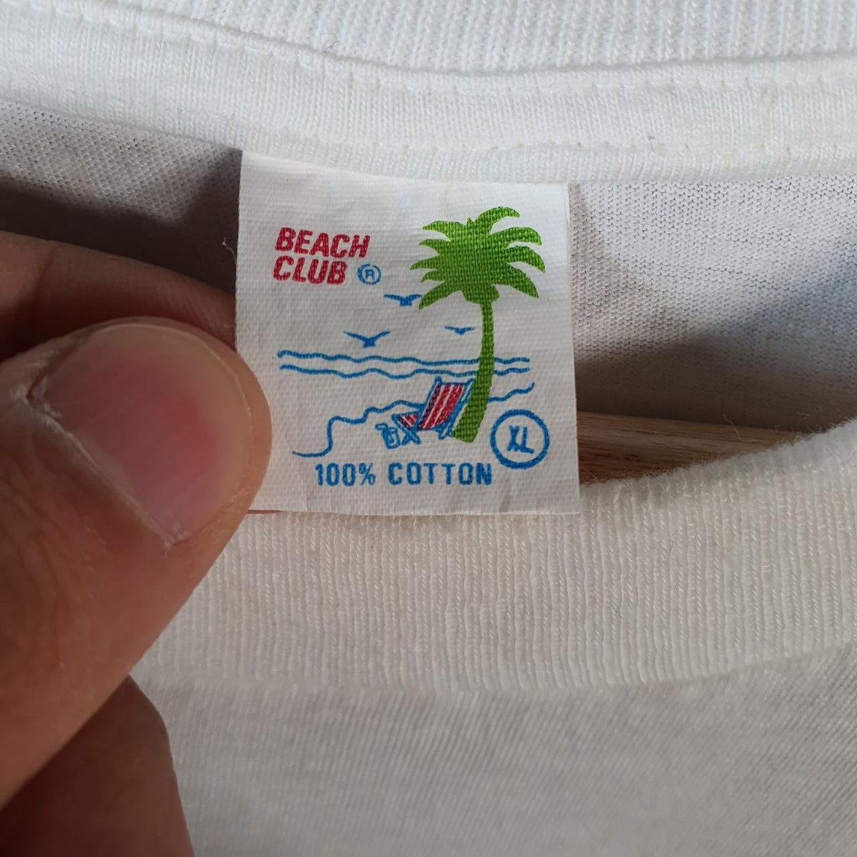Vintage Beach Club Sint Maarten Graphic 90s USA Single Stitch T Shirt Men’s XL White