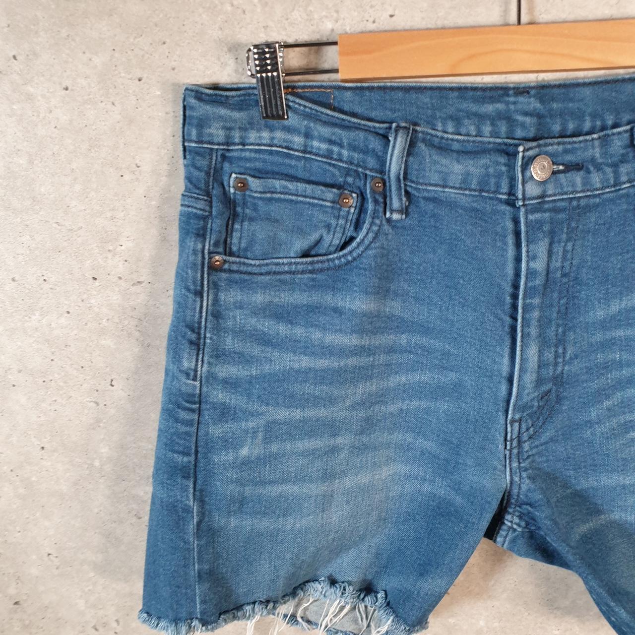 Vintage Levi’s 560 Cut off Shorts Jorts Cargo Men’s W34 Blue Relaxed Denim