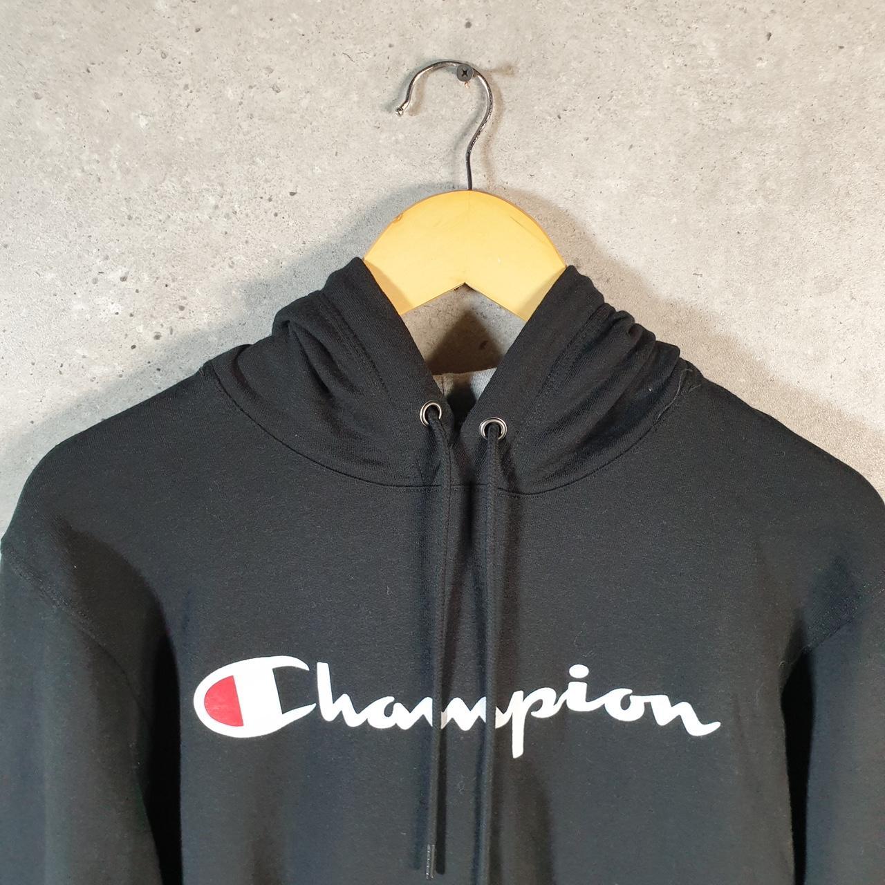 Vintage Champion Hoodie Men’s Small Black Brand New Pullover