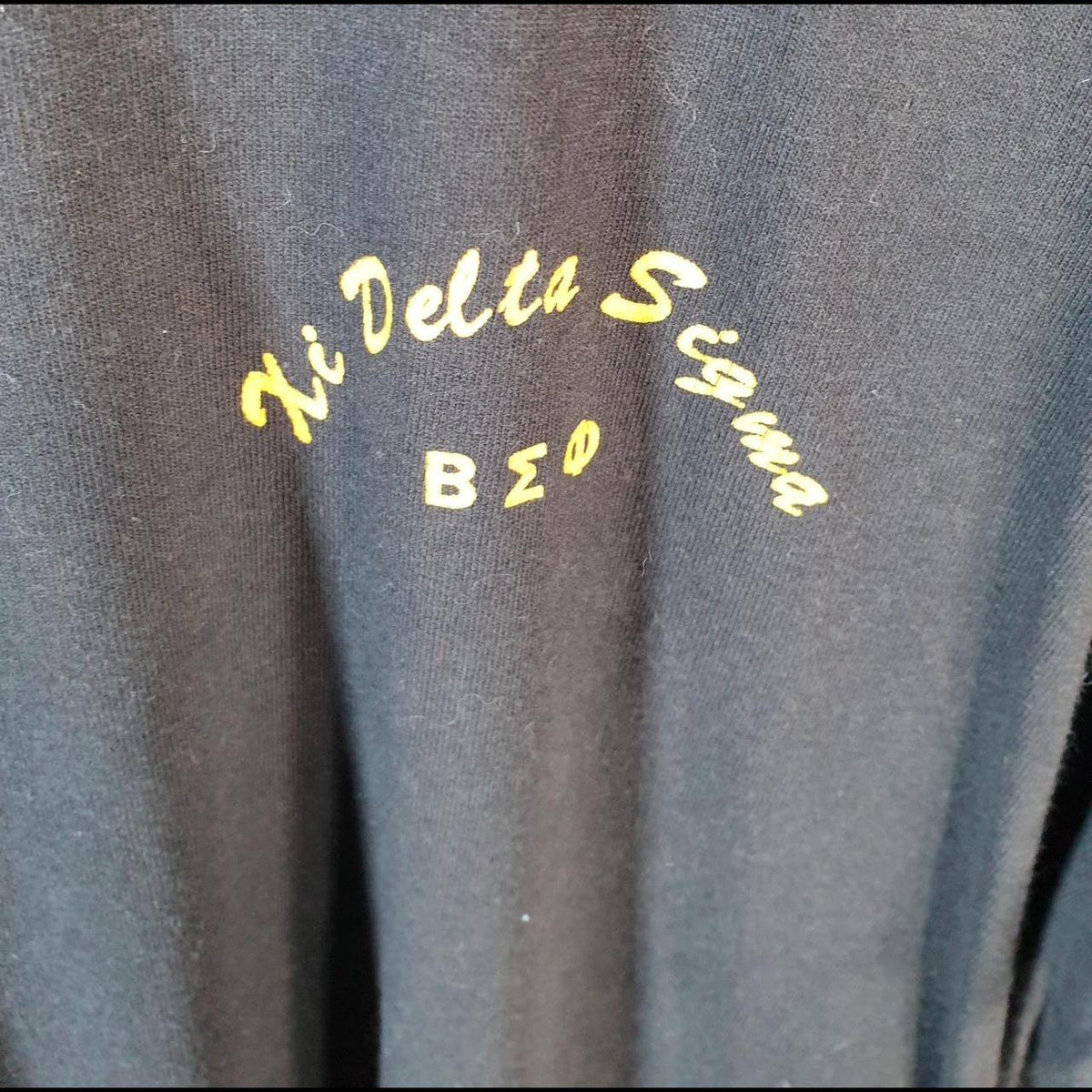 Vintage Fruit of the Loom Beta Phi Sigma 90s USA Single Stitch T Shirt Men’s XL Black C8959
