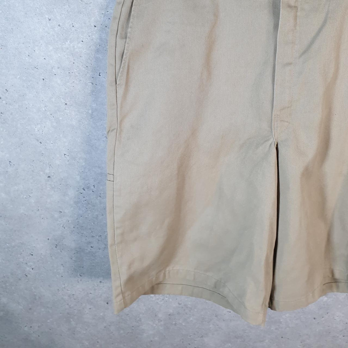Vintage Dickies Baggy Chino Shorts Jorts Cargo Mens W40 Brown Loose Fit