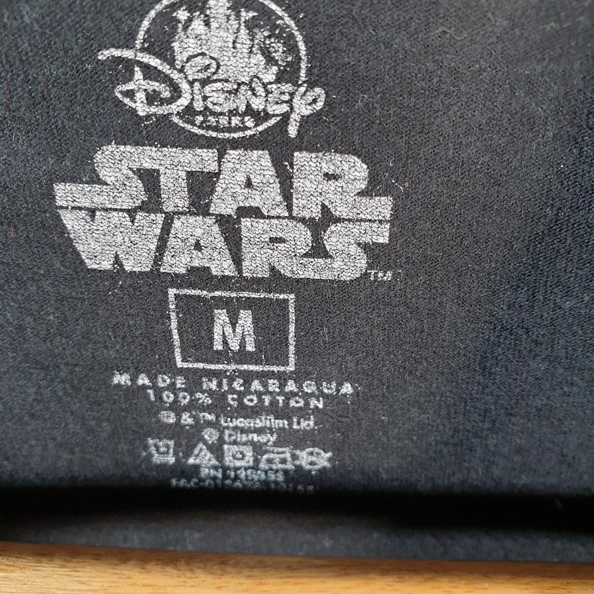 Vintage Star Wars Galactic Empire T Shirt Shirt Men’s Medium Black Logo Graphic Spellout C9626