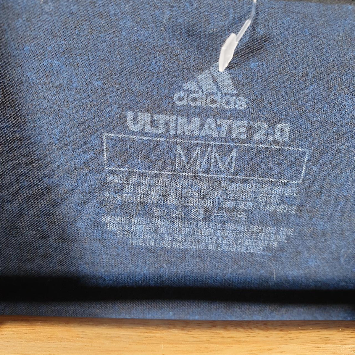 Vintage Adidas Ultimate 2.0 T Shirt Shirt Men’s Medium Blue Three Stripes Logo Athletic C9876
