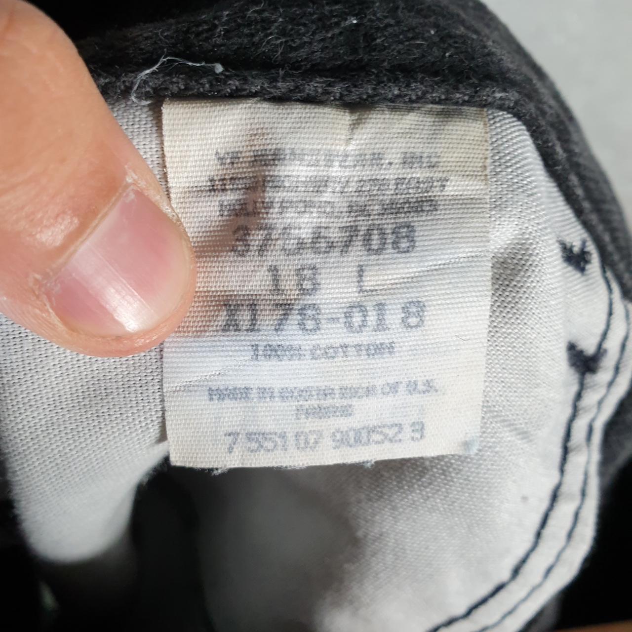 Vintage Lee Baggy Shorts Jorts Cargo Womens W30 Black Relaxed Denim