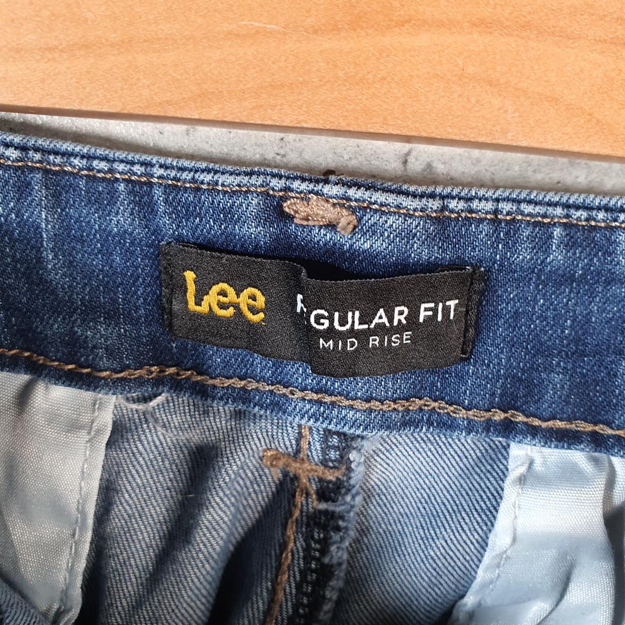 Vintage Lee Baggy Shorts Jorts Cargo Womens W30 Blue Relaxed Denim