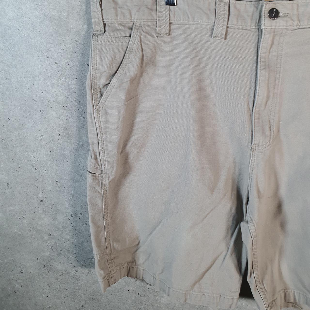 Vintage Carhartt Baggy Carpenter Shorts Jorts Cargo Men’s W44 Brown Relaxed Fit Workwear A4720