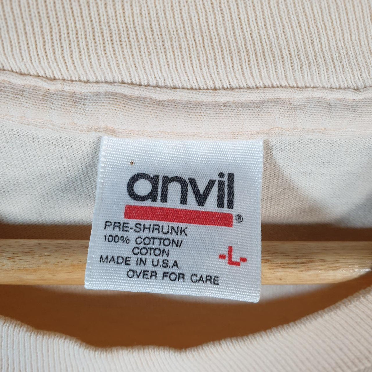 Vintage Anvil Key West Sea Shells 90s USA Single Stitch T Shirt Men’s Large Brown C8813