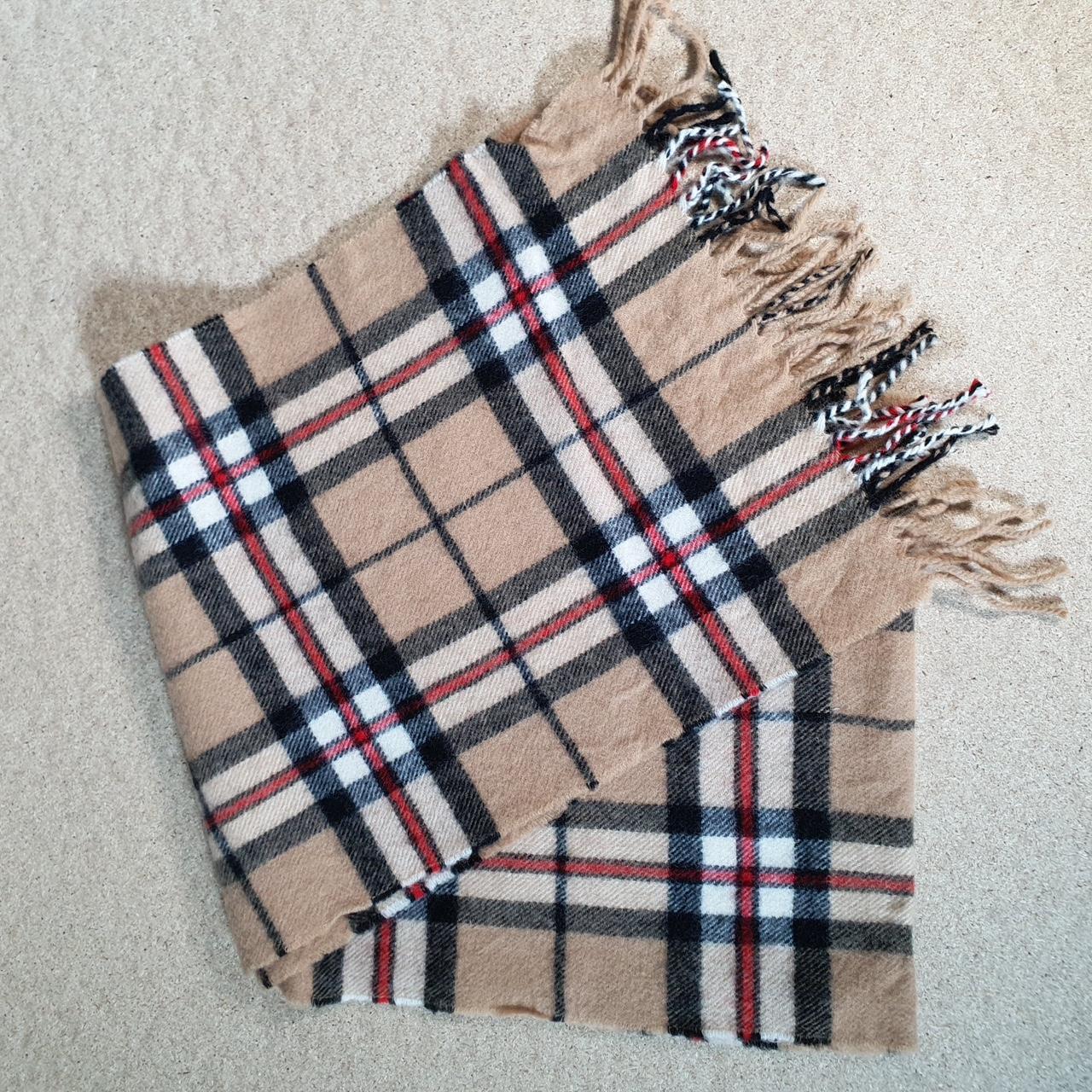 Lambs Wool Tartan Nova Check Checkered Scarf