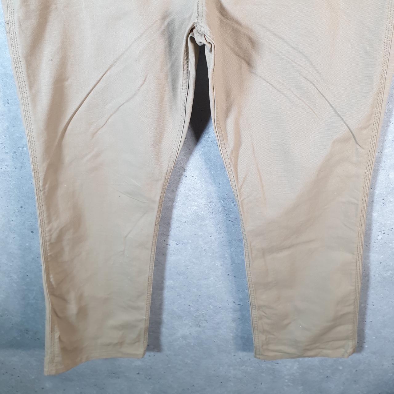 Vintage Carhartt Carpenter Trousers Womens W38 L32 Brown Original Fit Workwear