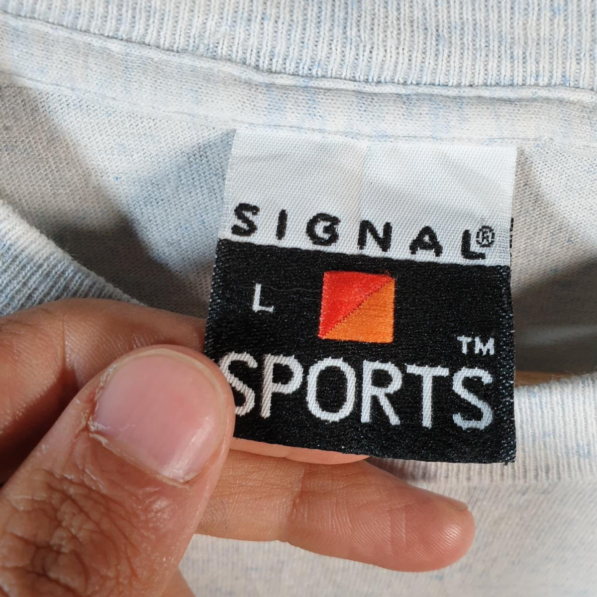 Vintage Signal Sailing Indian River Michigan 90s USA Single Stitch T Shirt Men’s Large Grey C7841