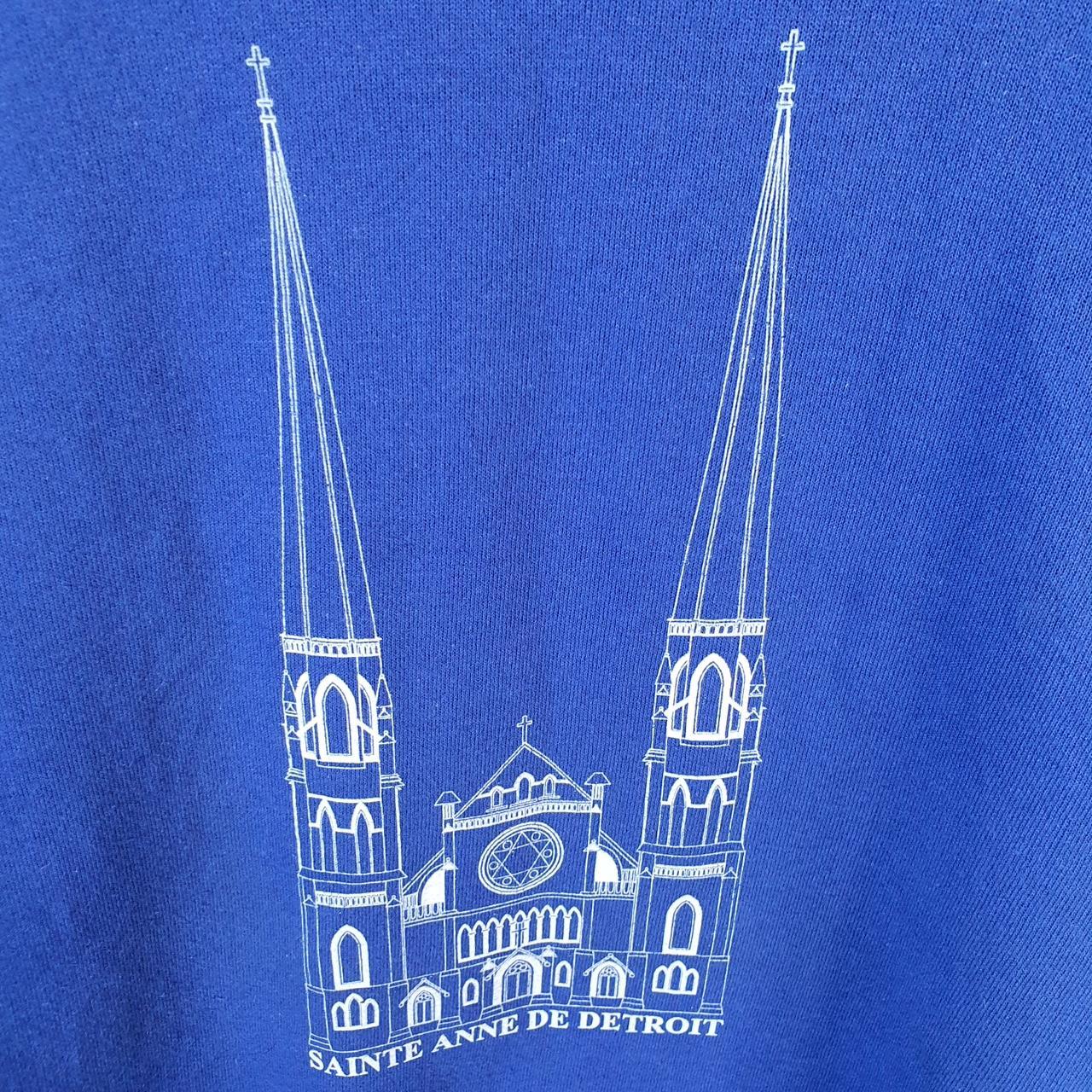 Vintage Lee Heavyweight Sweatshirt Men’s Medium Blue Sainte Anne De Detroit