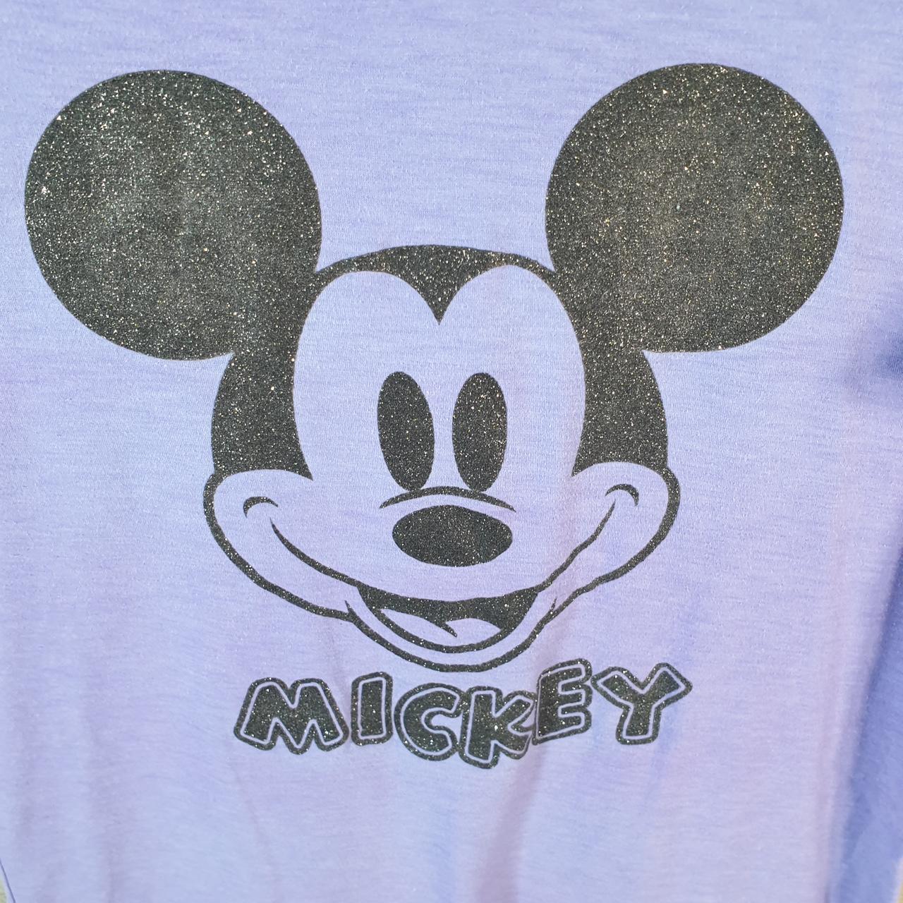Vintage Disney Land Mickey Mouse T Shirt Men’s Small Purple Logo Graphic Cartoon
