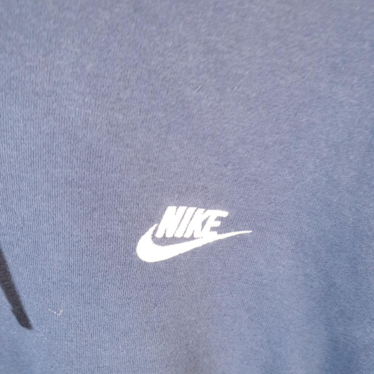 Vintage Nike Club Embroidered Hoodie Men’s XL Navy Blue Swoosh Y2K Pullover