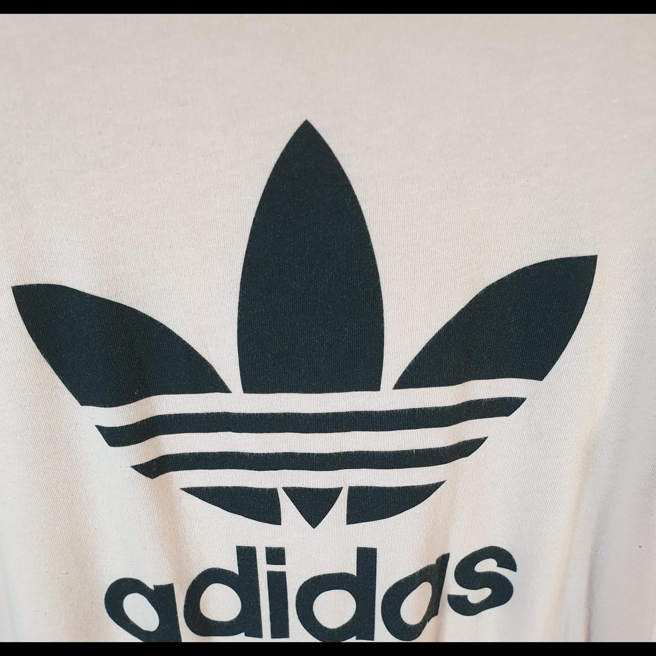 Vintage Adidas Trefoil Retro T Shirt Men’s Small Pink Three Stripes Logo Athletic