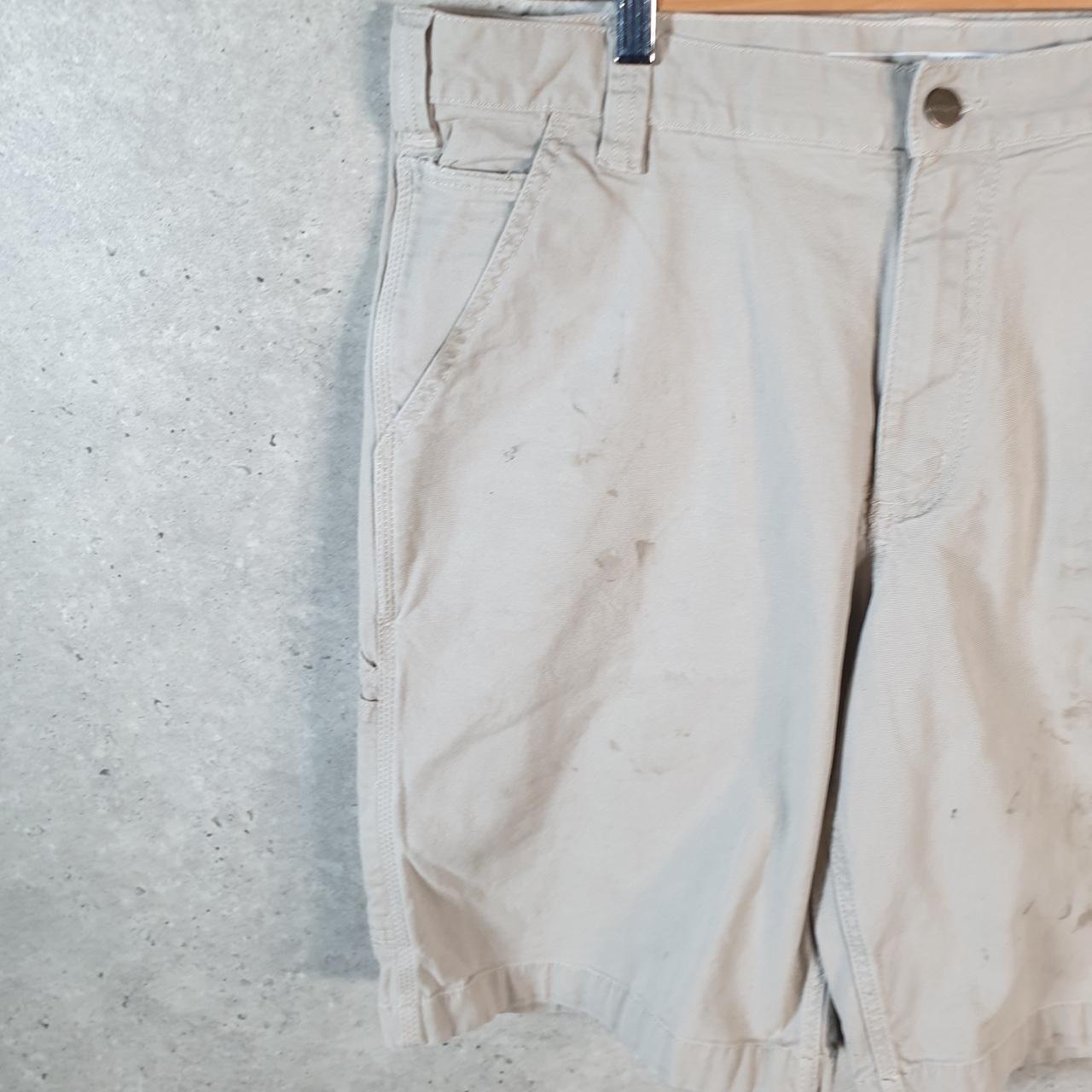 Vintage Carhartt Baggy Carpenter Shorts Jorts Cargo Men’s W36 Brown Relaxed Fit Workwear