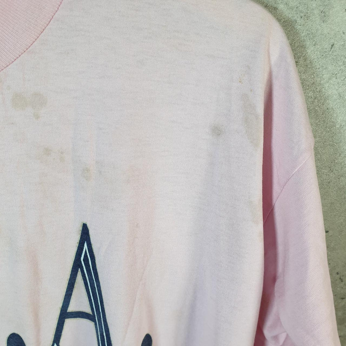Vintage Best Fruit of the Loom California USA Single Stitch T Shirt Men’s XL Pink Big Fish Vintage
