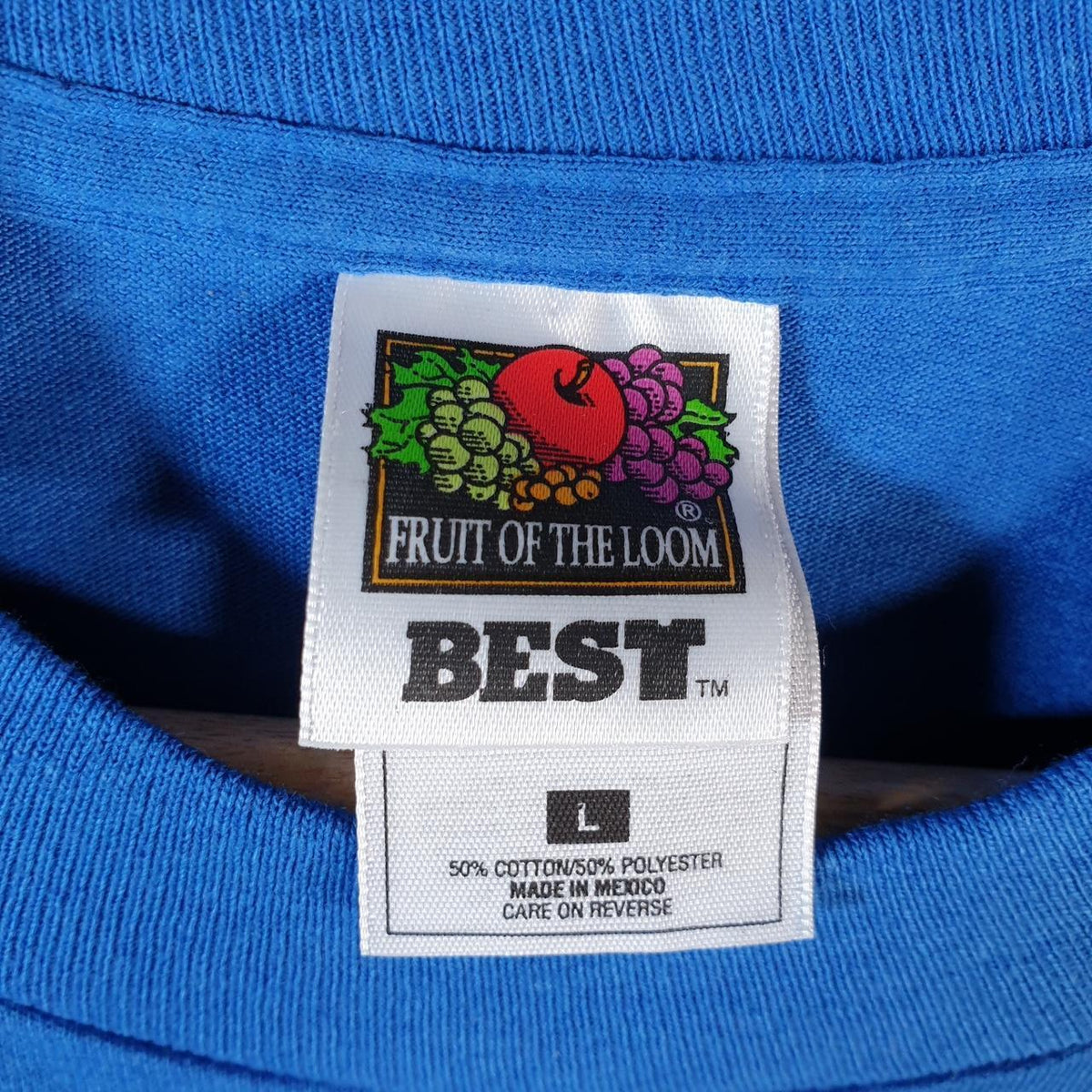 Vintage Fruit of the Loom Summer Arts day Camp 90s USA Single Stitch T Shirt Men’s Large Blue C8752