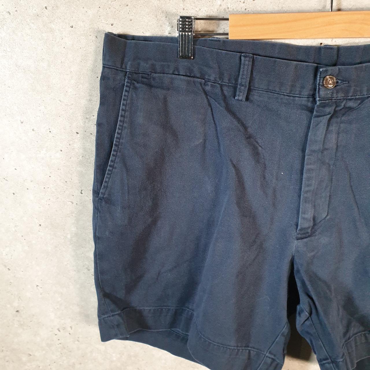 Vintage Ralph Lauren Polo Shorts Jorts Chino Cargo Men’s W40 Navy Blue Baggy Cotton