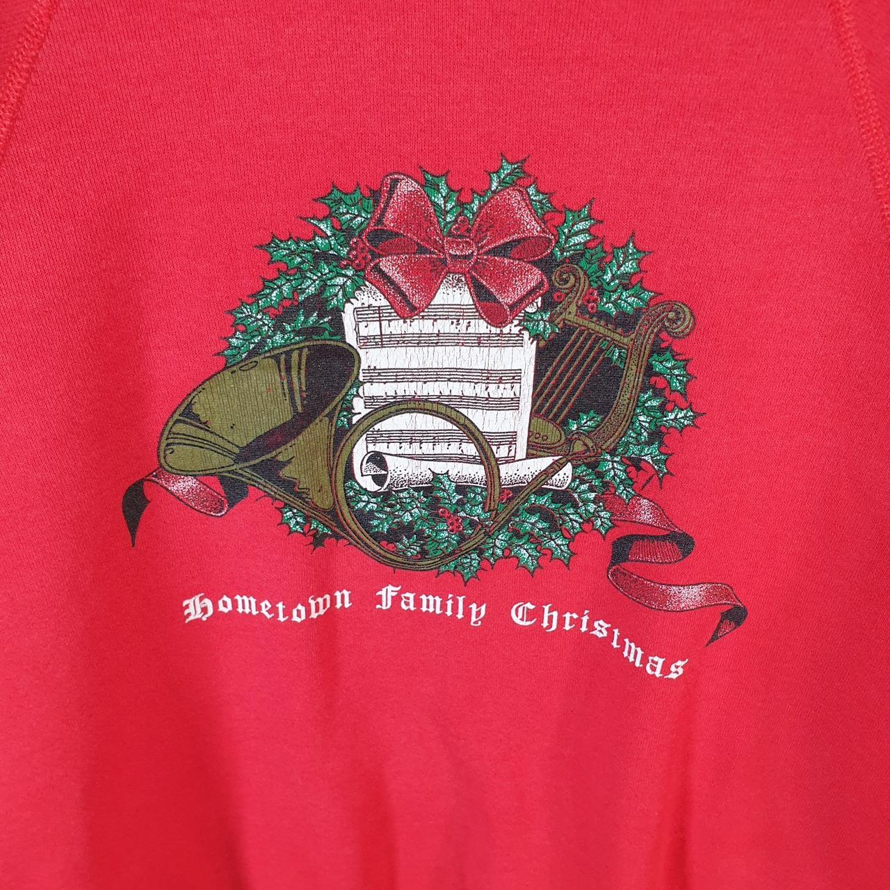 Vintage Lee Sweatshirt Men’s XL Red USA Pullover Christmas Family Reunion